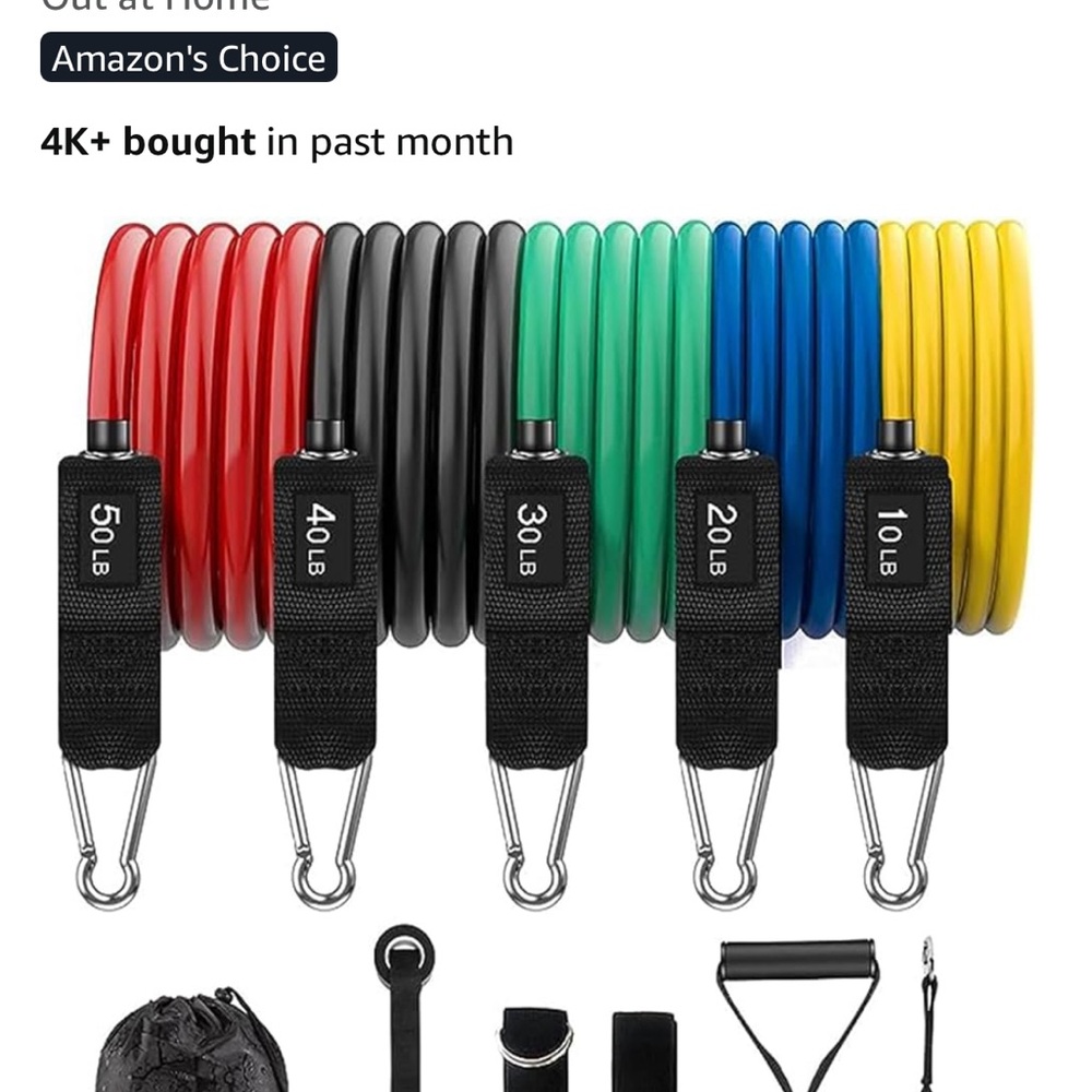 Veick Interchangeable Fitness Resistance Bands